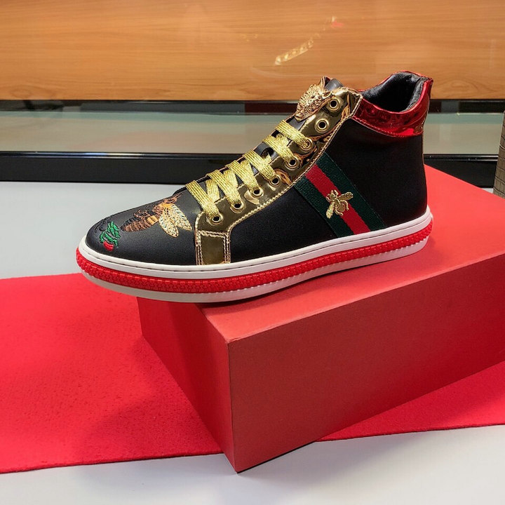 gucci high tops red