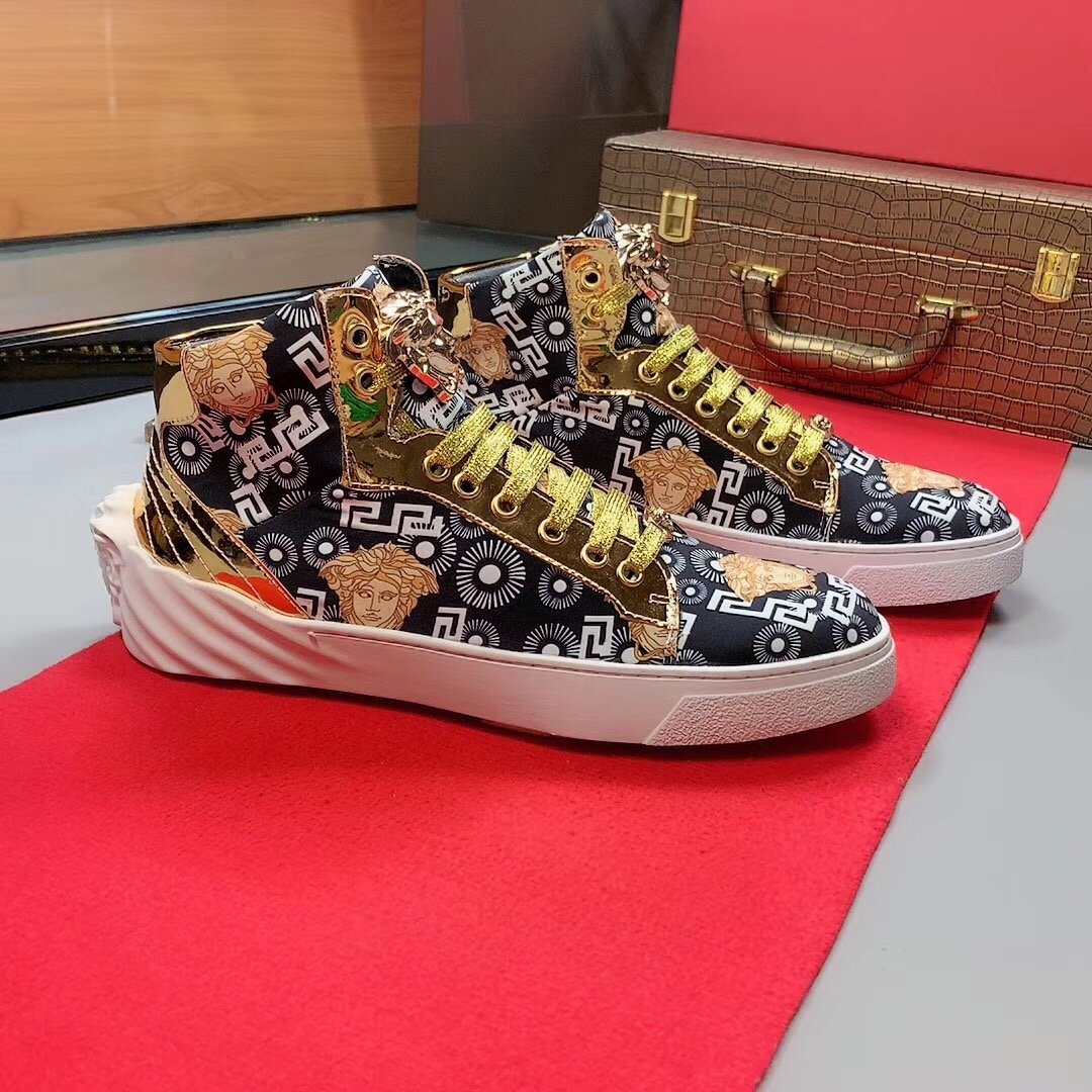 mens versace high tops