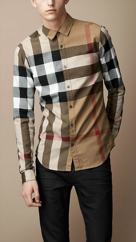 burberry shirt mens cheap