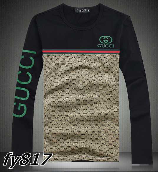 cheap gucci long-sleeve t-shirts for men